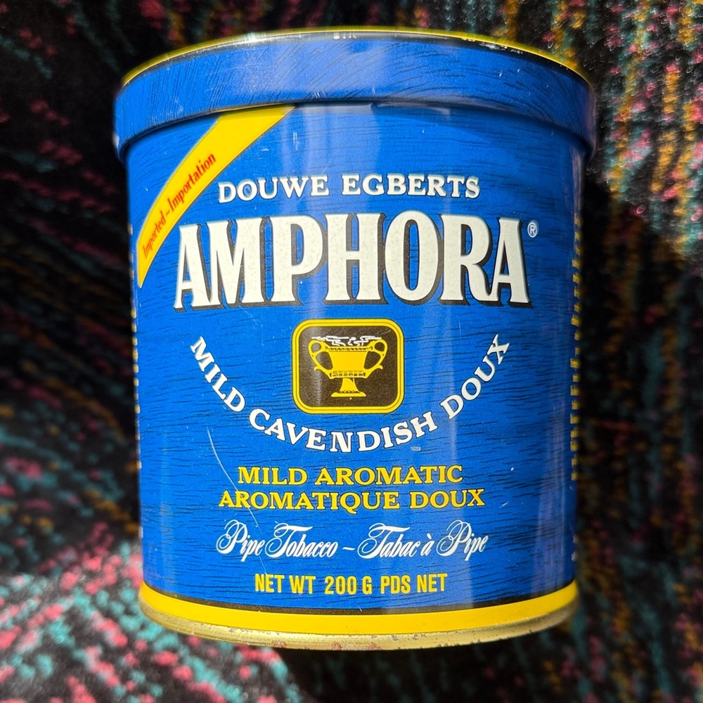 Douwe Egberts Amphora Blue Tobacco Tin